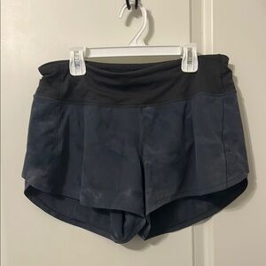 Lululemon Grey Speed up  Shorts size 8 4 inch